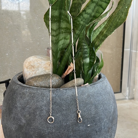 14 karat gold, vintage, watch chain - Picture 6 of 11